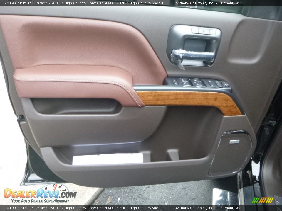 2019 Chevrolet Silverado 2500HD High Country Crew Cab 4WD Black / High Country Saddle Photo #14