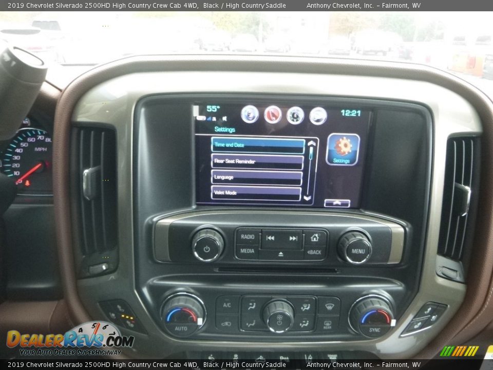 2019 Chevrolet Silverado 2500HD High Country Crew Cab 4WD Black / High Country Saddle Photo #16