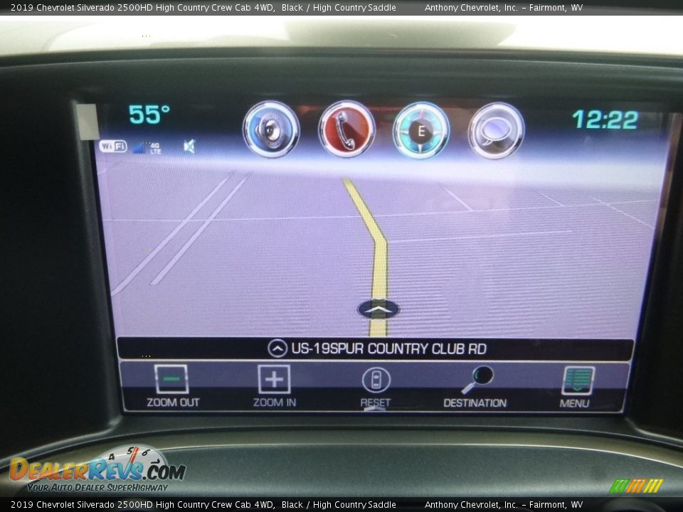 2019 Chevrolet Silverado 2500HD High Country Crew Cab 4WD Black / High Country Saddle Photo #17