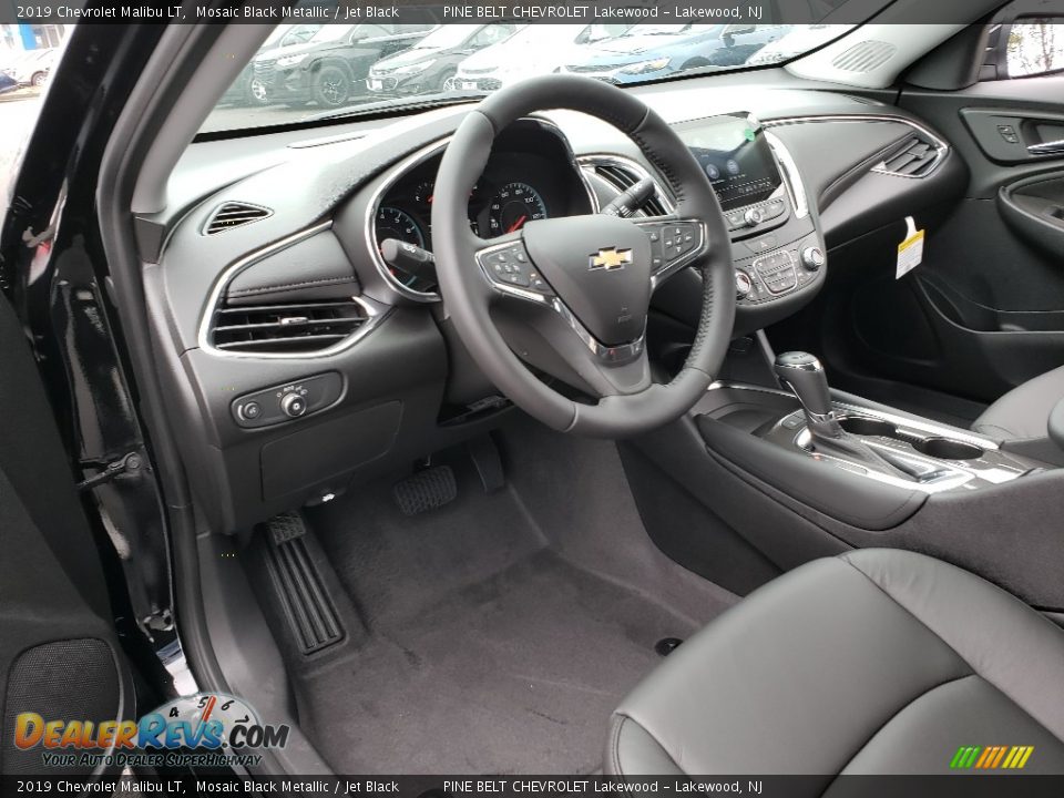 Jet Black Interior - 2019 Chevrolet Malibu LT Photo #7