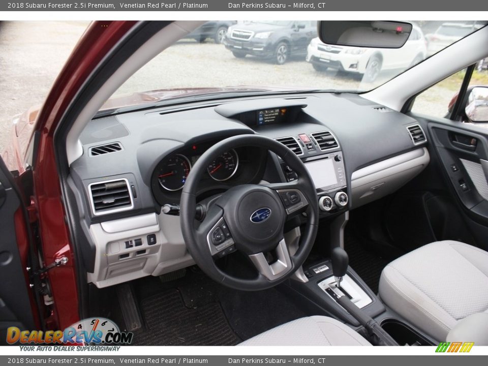 2018 Subaru Forester 2.5i Premium Venetian Red Pearl / Platinum Photo #4