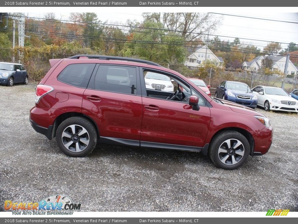 2018 Subaru Forester 2.5i Premium Venetian Red Pearl / Platinum Photo #5