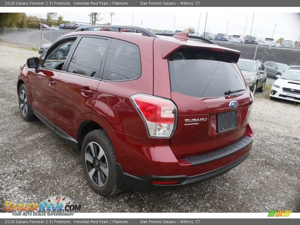2018 Subaru Forester 2.5i Premium Venetian Red Pearl / Platinum Photo #10