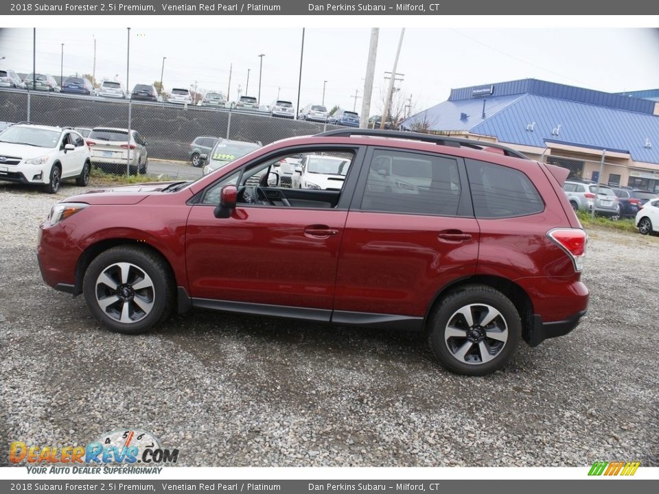 2018 Subaru Forester 2.5i Premium Venetian Red Pearl / Platinum Photo #11