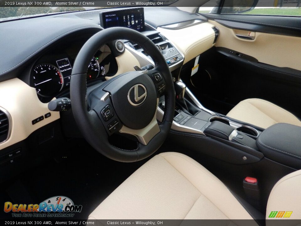 2019 Lexus NX 300 AWD Atomic Silver / Creme Photo #2
