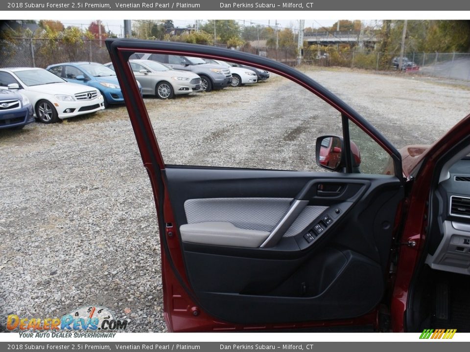 2018 Subaru Forester 2.5i Premium Venetian Red Pearl / Platinum Photo #17