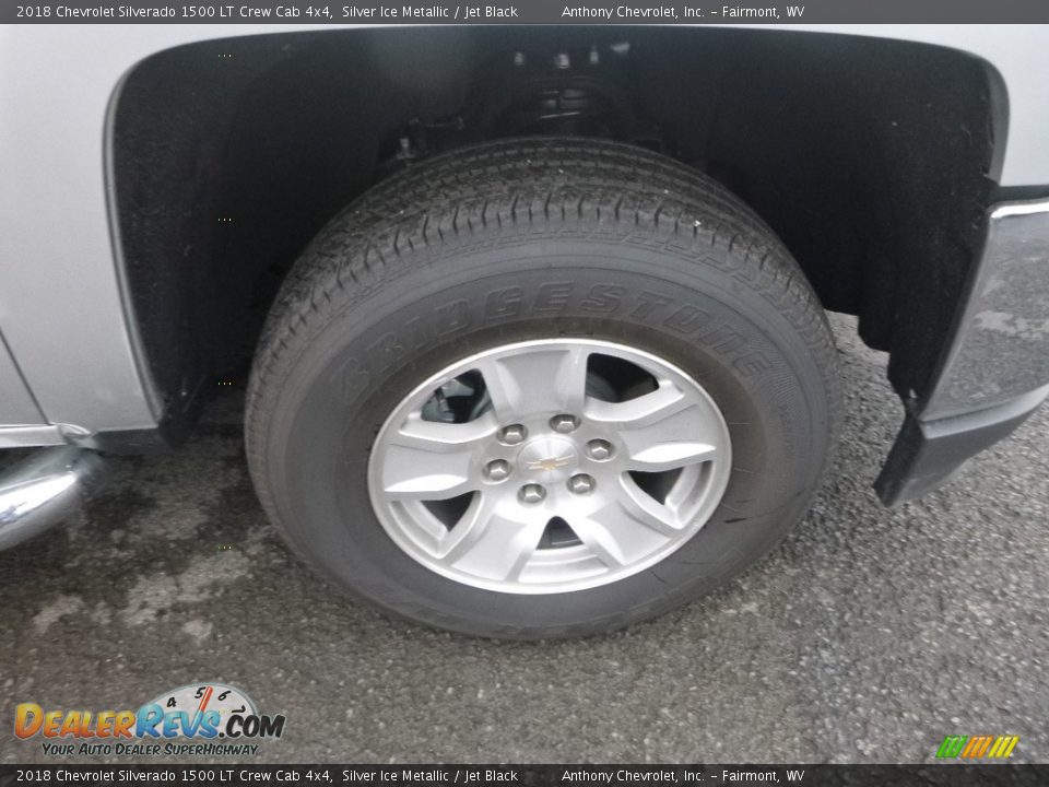 2018 Chevrolet Silverado 1500 LT Crew Cab 4x4 Silver Ice Metallic / Jet Black Photo #2