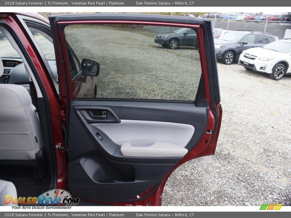 2018 Subaru Forester 2.5i Premium Venetian Red Pearl / Platinum Photo #19