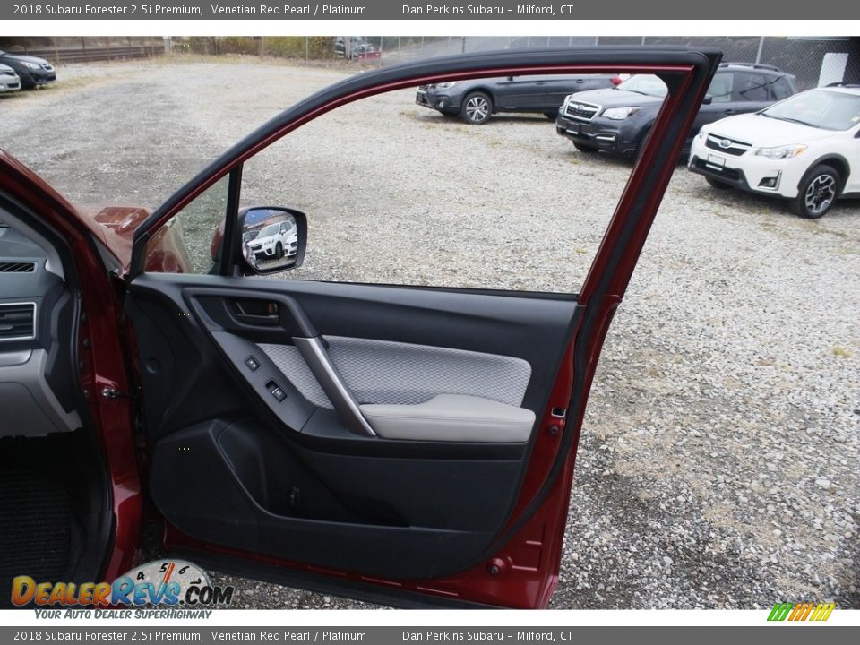 2018 Subaru Forester 2.5i Premium Venetian Red Pearl / Platinum Photo #20