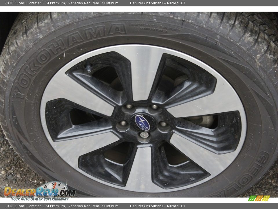 2018 Subaru Forester 2.5i Premium Venetian Red Pearl / Platinum Photo #22