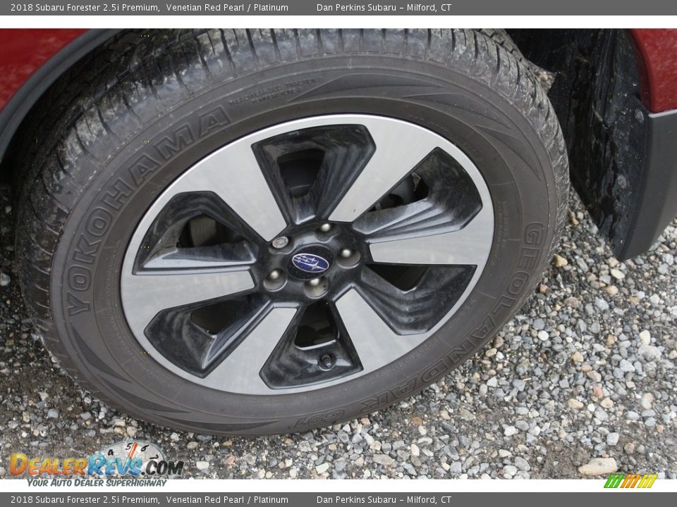 2018 Subaru Forester 2.5i Premium Venetian Red Pearl / Platinum Photo #23