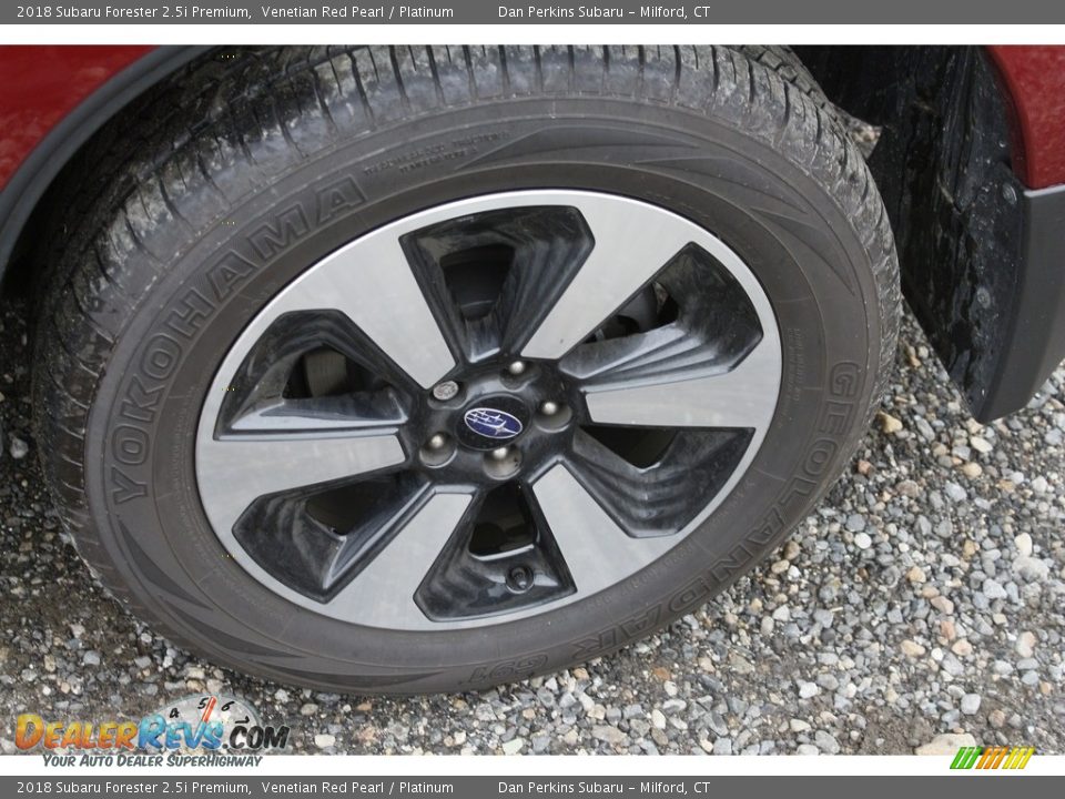 2018 Subaru Forester 2.5i Premium Venetian Red Pearl / Platinum Photo #24