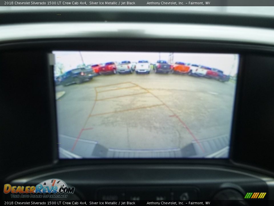 2018 Chevrolet Silverado 1500 LT Crew Cab 4x4 Silver Ice Metallic / Jet Black Photo #15