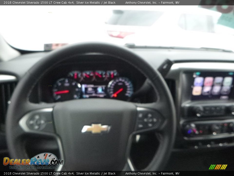 2018 Chevrolet Silverado 1500 LT Crew Cab 4x4 Silver Ice Metallic / Jet Black Photo #20