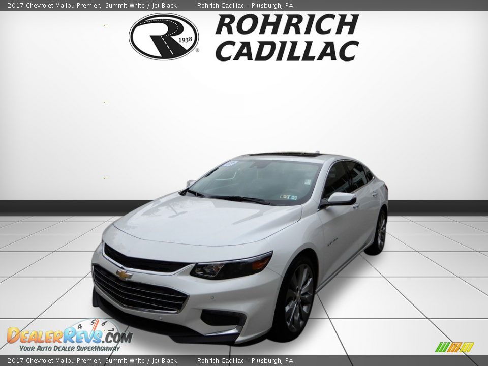 2017 Chevrolet Malibu Premier Summit White / Jet Black Photo #1