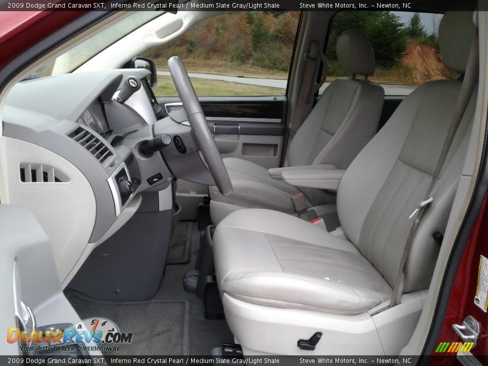2009 Dodge Grand Caravan SXT Inferno Red Crystal Pearl / Medium Slate Gray/Light Shale Photo #10