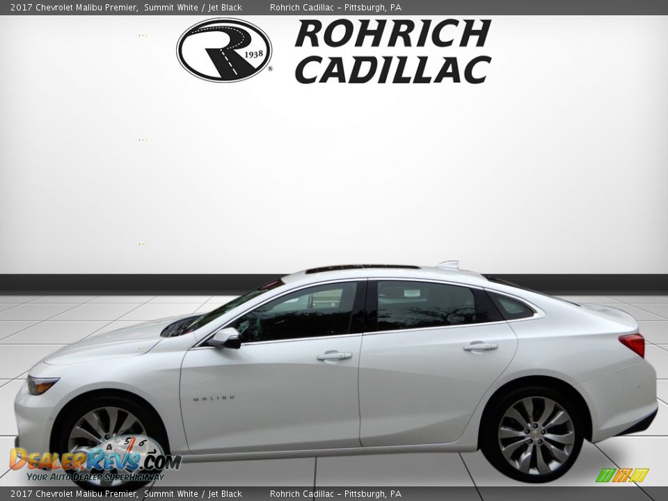 2017 Chevrolet Malibu Premier Summit White / Jet Black Photo #2