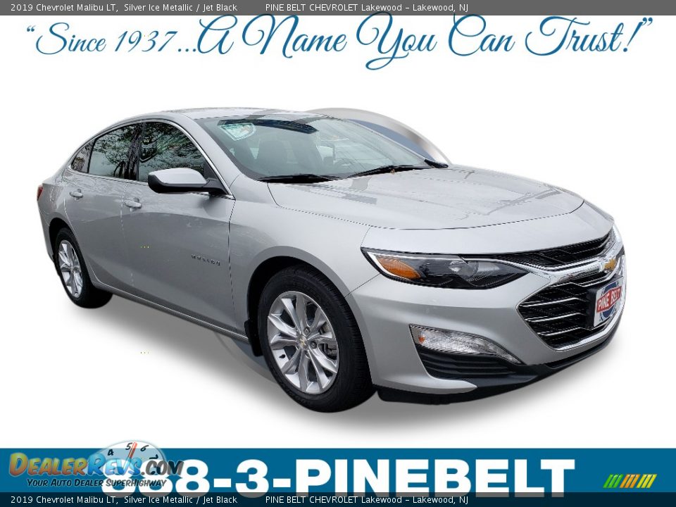 2019 Chevrolet Malibu LT Silver Ice Metallic / Jet Black Photo #1