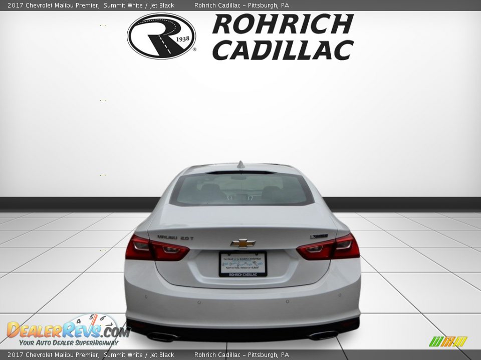 2017 Chevrolet Malibu Premier Summit White / Jet Black Photo #4