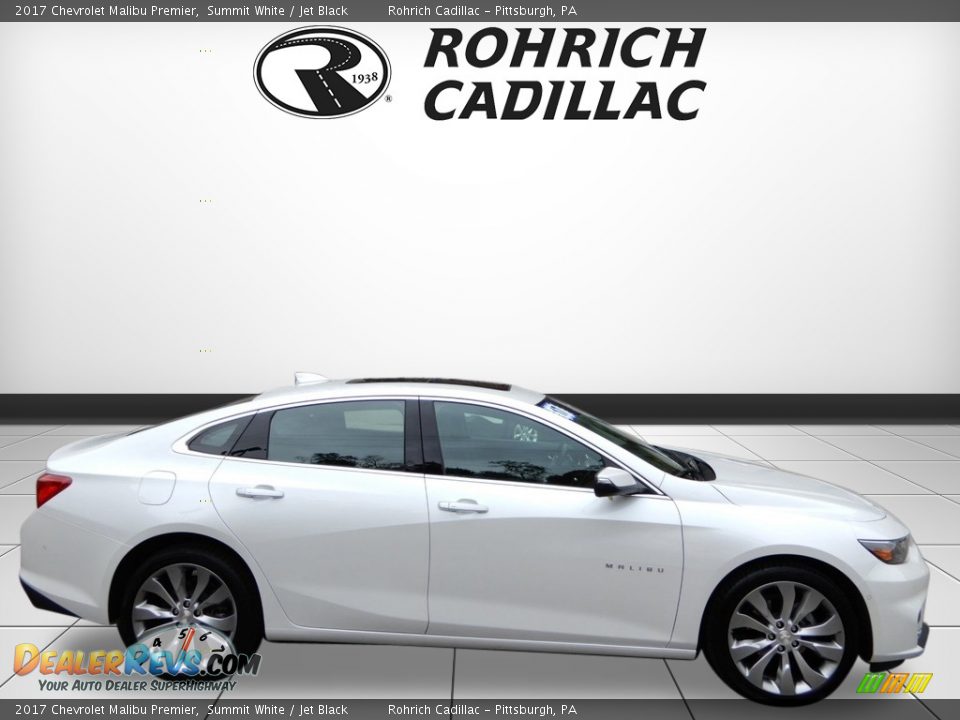 2017 Chevrolet Malibu Premier Summit White / Jet Black Photo #6