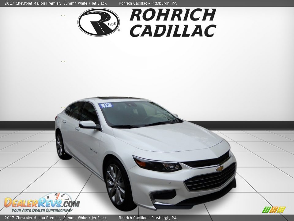 2017 Chevrolet Malibu Premier Summit White / Jet Black Photo #7