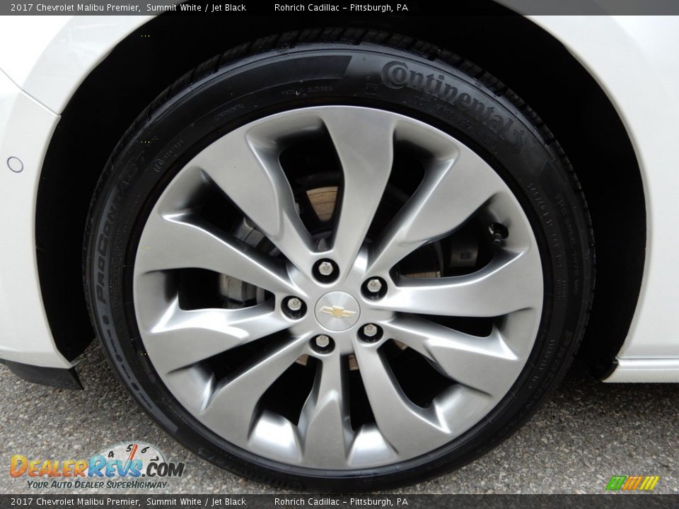 2017 Chevrolet Malibu Premier Summit White / Jet Black Photo #9