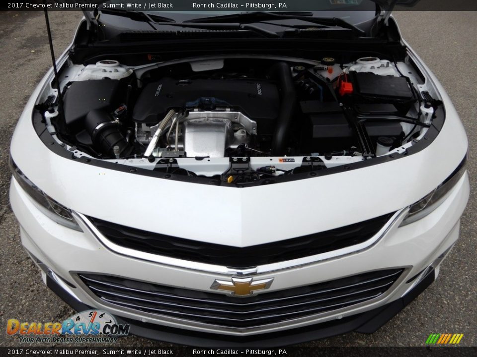 2017 Chevrolet Malibu Premier Summit White / Jet Black Photo #10