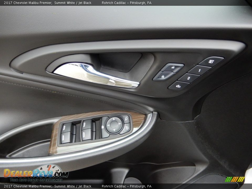2017 Chevrolet Malibu Premier Summit White / Jet Black Photo #15