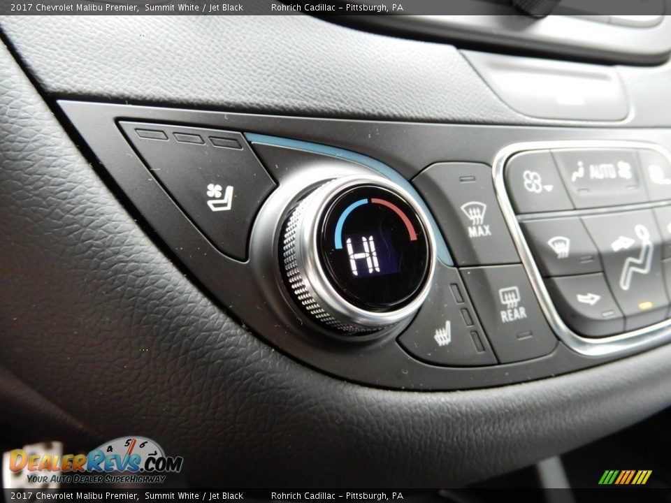 2017 Chevrolet Malibu Premier Summit White / Jet Black Photo #23