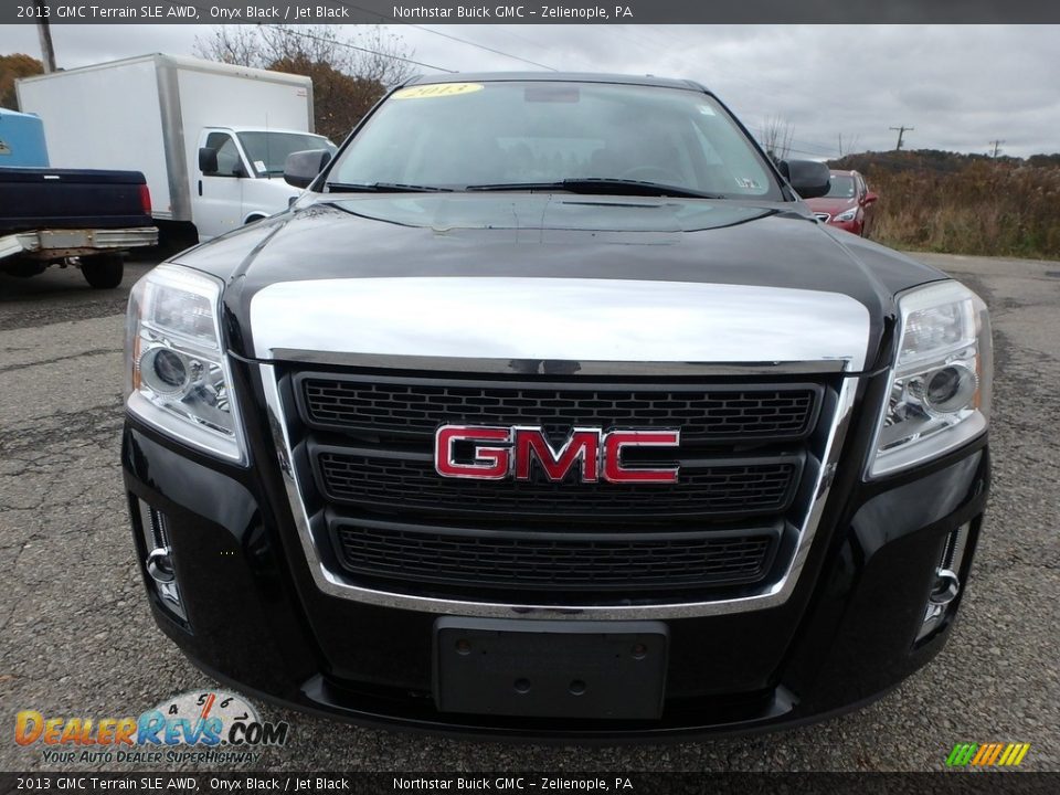 2013 GMC Terrain SLE AWD Onyx Black / Jet Black Photo #3