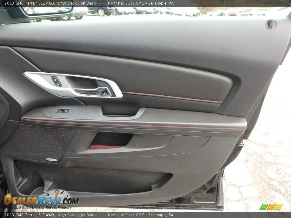 2013 GMC Terrain SLE AWD Onyx Black / Jet Black Photo #7