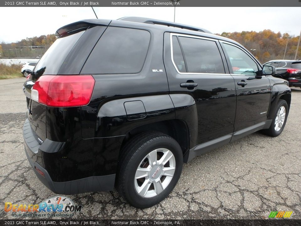 2013 GMC Terrain SLE AWD Onyx Black / Jet Black Photo #9