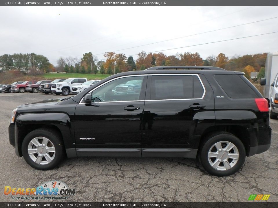 2013 GMC Terrain SLE AWD Onyx Black / Jet Black Photo #13