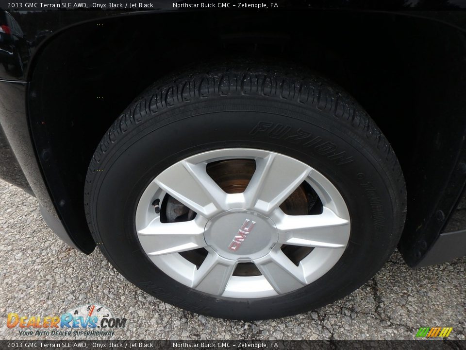 2013 GMC Terrain SLE AWD Onyx Black / Jet Black Photo #14