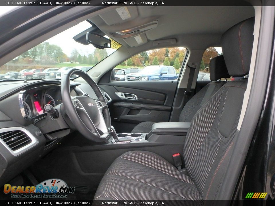 2013 GMC Terrain SLE AWD Onyx Black / Jet Black Photo #15