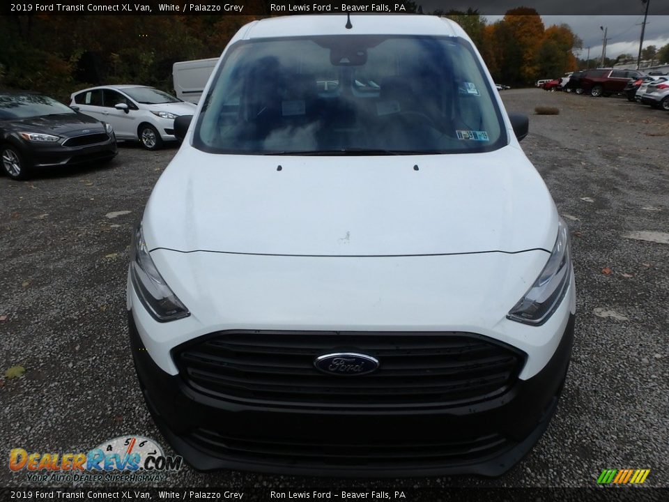 2019 Ford Transit Connect XL Van White / Palazzo Grey Photo #11