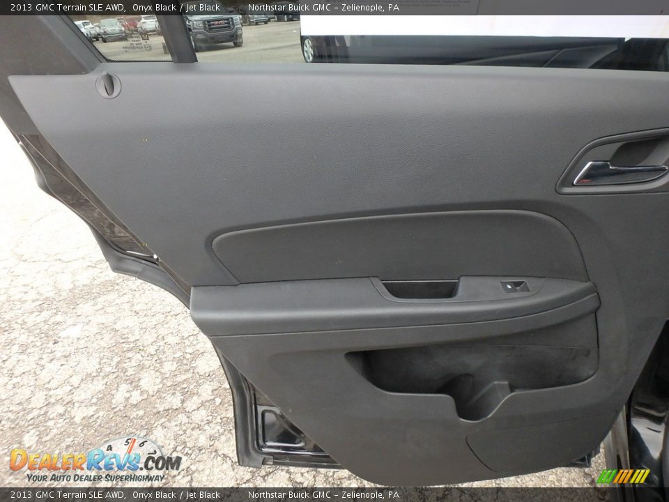 2013 GMC Terrain SLE AWD Onyx Black / Jet Black Photo #18