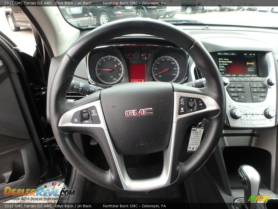 2013 GMC Terrain SLE AWD Onyx Black / Jet Black Photo #23