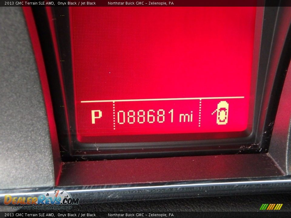 2013 GMC Terrain SLE AWD Onyx Black / Jet Black Photo #24