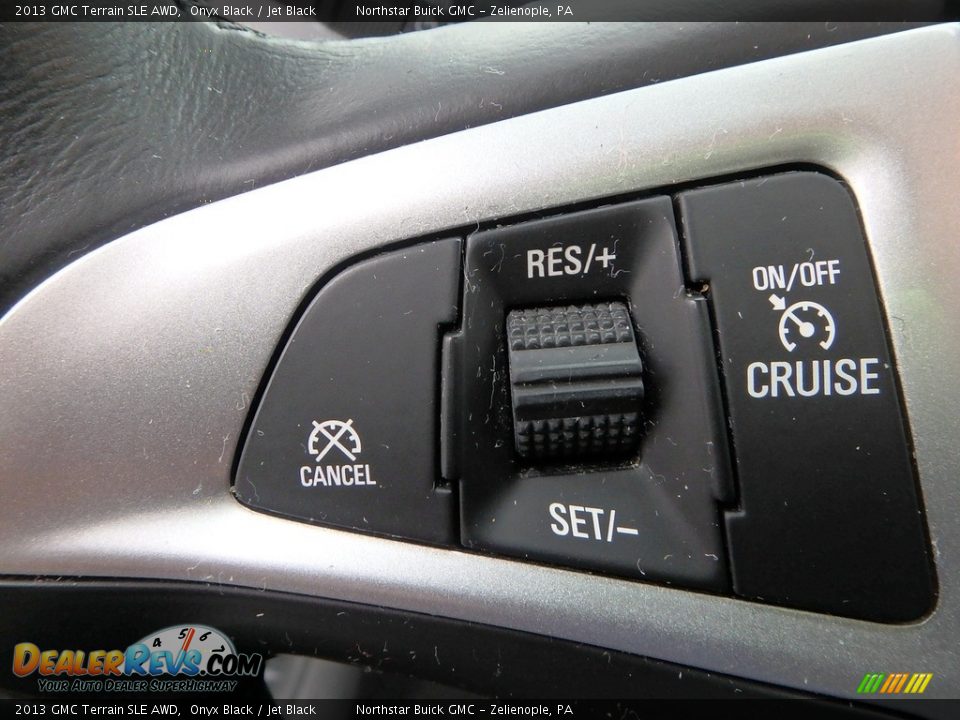 2013 GMC Terrain SLE AWD Onyx Black / Jet Black Photo #25