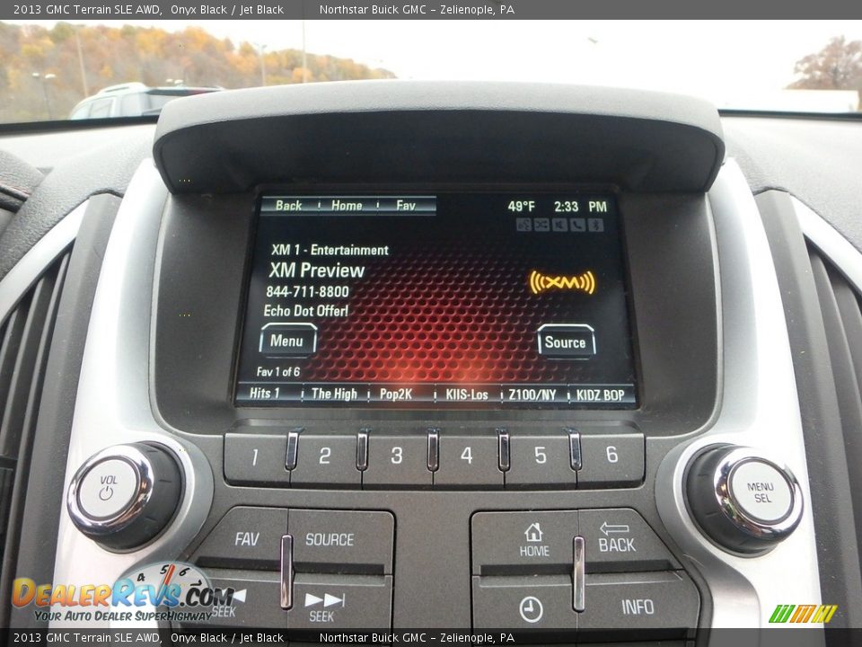 2013 GMC Terrain SLE AWD Onyx Black / Jet Black Photo #28