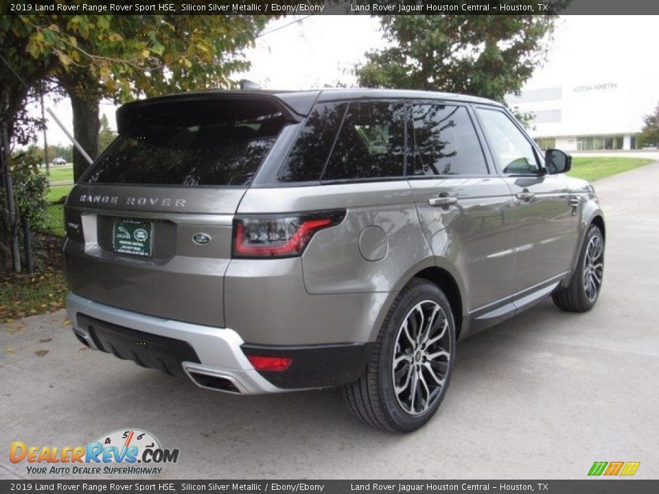 2019 Land Rover Range Rover Sport HSE Silicon Silver Metallic / Ebony/Ebony Photo #7