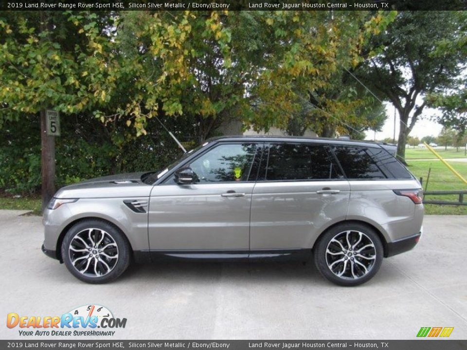 2019 Land Rover Range Rover Sport HSE Silicon Silver Metallic / Ebony/Ebony Photo #11