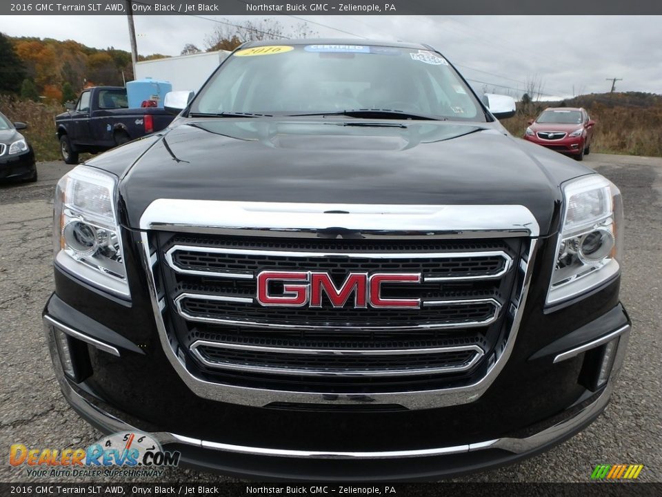 2016 GMC Terrain SLT AWD Onyx Black / Jet Black Photo #3