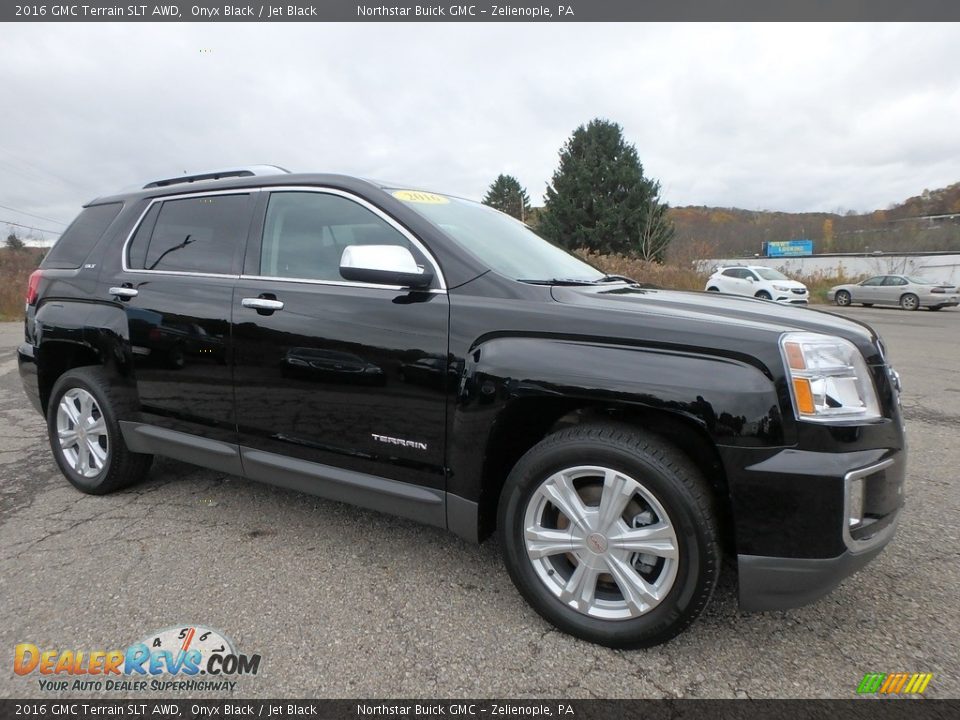 2016 GMC Terrain SLT AWD Onyx Black / Jet Black Photo #4