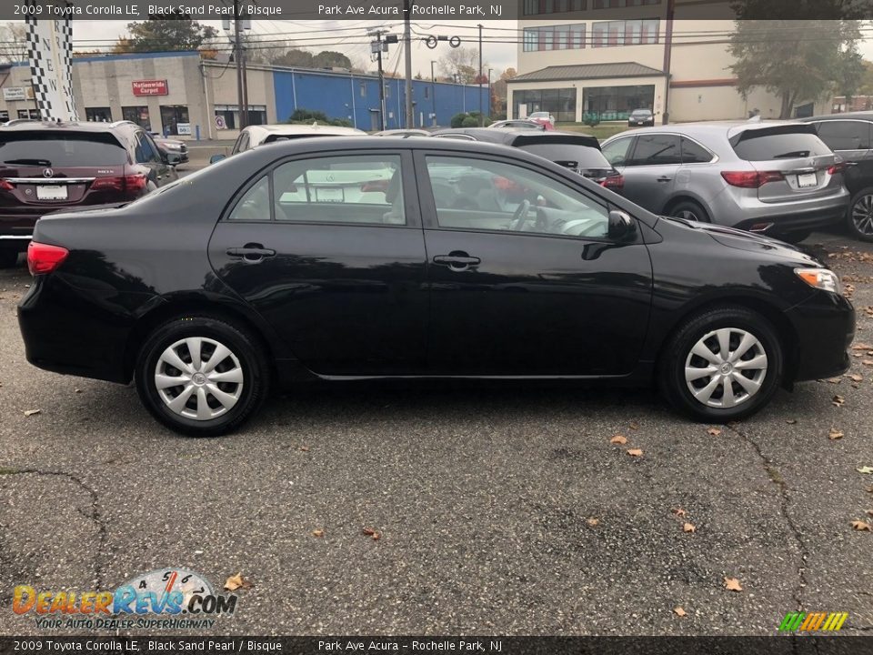 2009 Toyota Corolla LE Black Sand Pearl / Bisque Photo #8