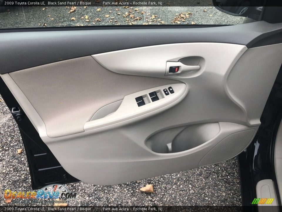 2009 Toyota Corolla LE Black Sand Pearl / Bisque Photo #9
