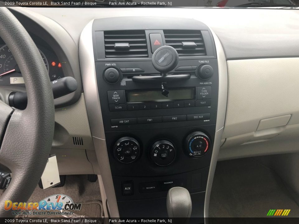 2009 Toyota Corolla LE Black Sand Pearl / Bisque Photo #13