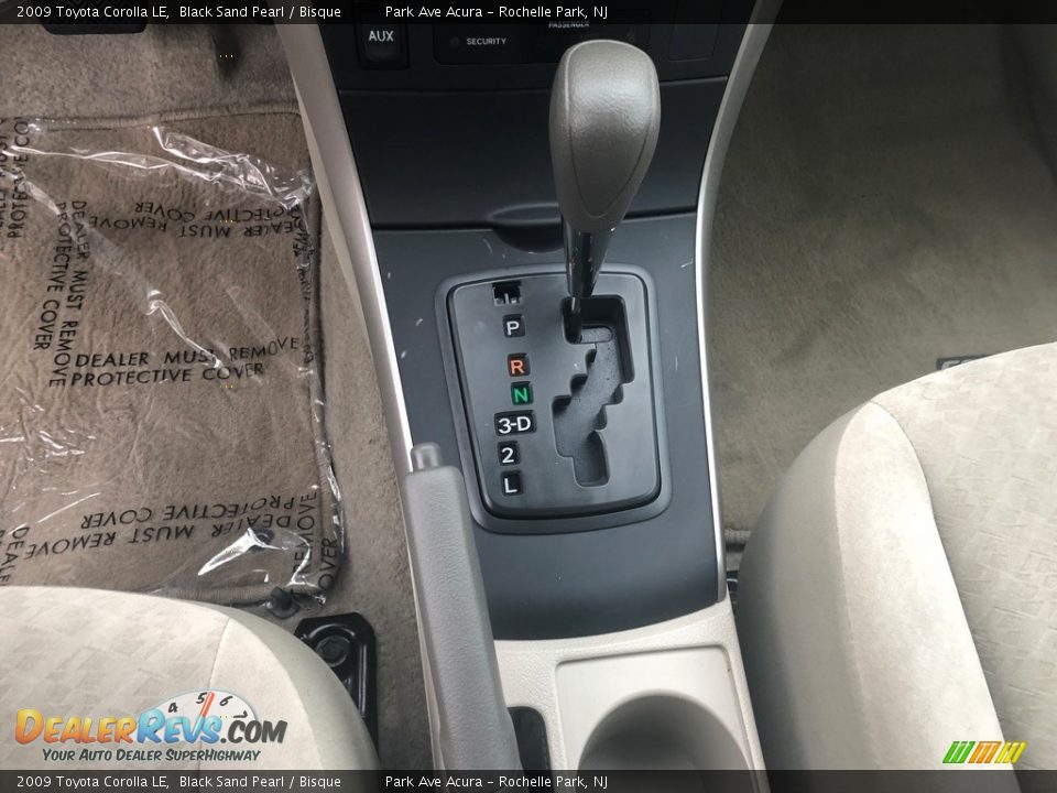 2009 Toyota Corolla LE Black Sand Pearl / Bisque Photo #14