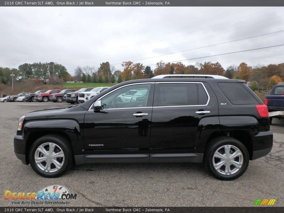 2016 GMC Terrain SLT AWD Onyx Black / Jet Black Photo #12